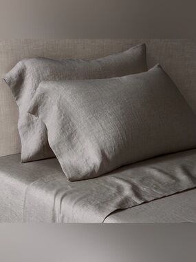 Restoration Hardware RH * KING * Italian Heritage Linen Sheet Set * Graphite